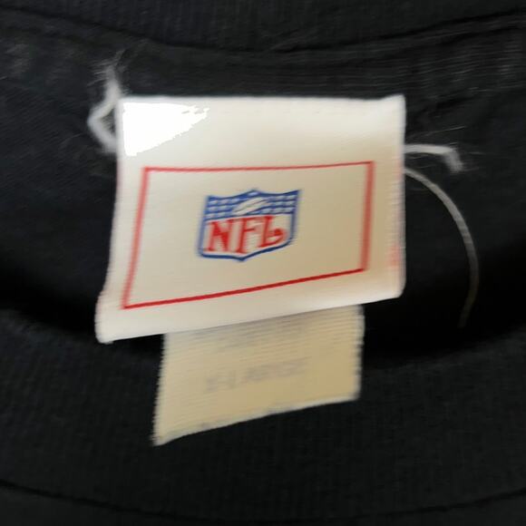 NFL Mens Shirt Black Crew Neck Tampa Bay Buccaneers Short Sleeve 100% Cotton XL - Picture 4 of 11